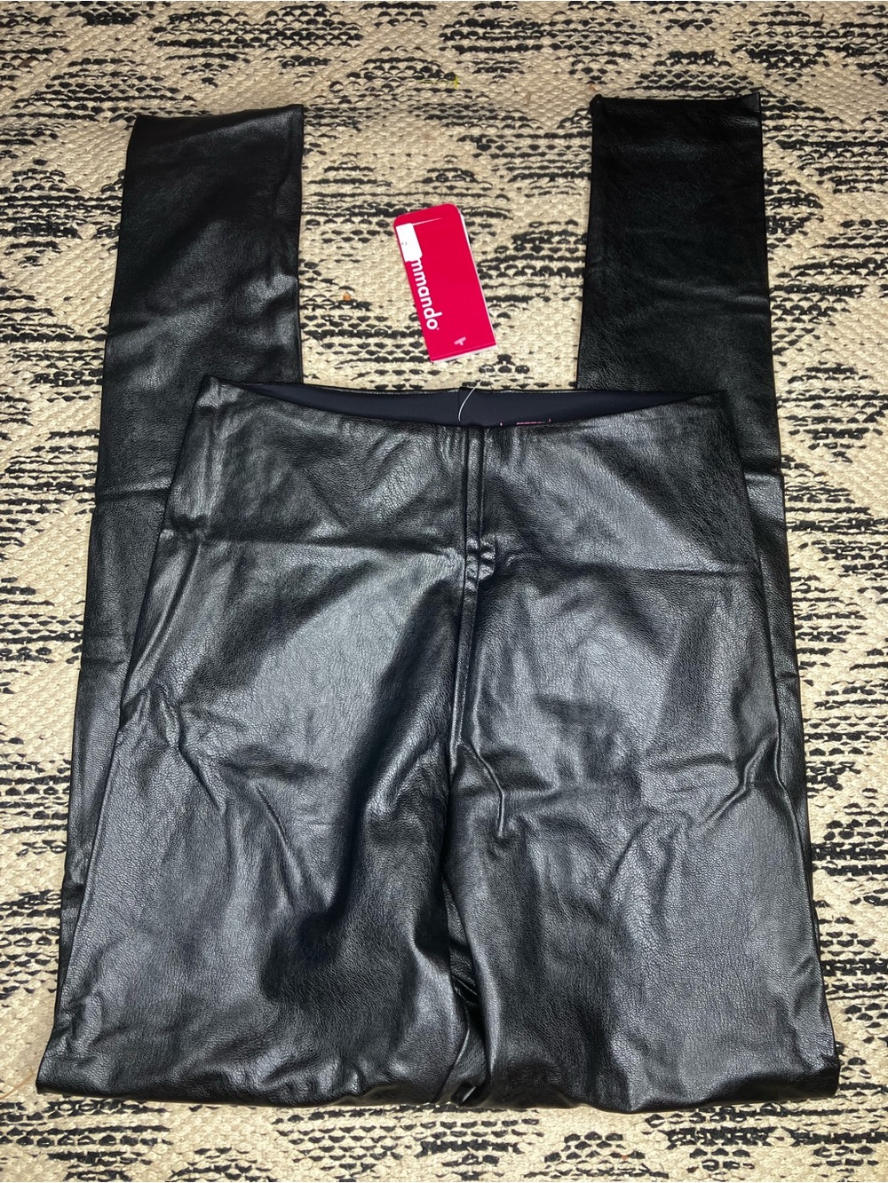 Commando faux leather leggings L NWT